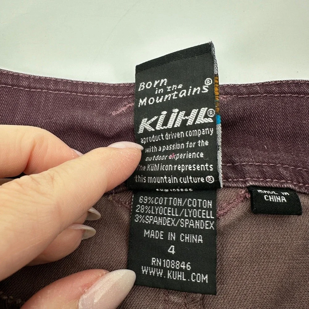 Kuhl Women Plum‎ Purple Utility Hiking Skirt Size 4 Stretch Outdoors Travel Gorp